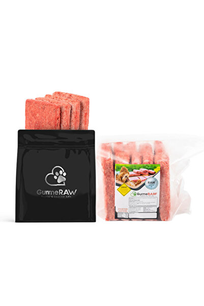 GurmeRAW Köpekler için Yarı yarıya Çiğ Mama Barf Plus Extra + Raw Special 10 ...