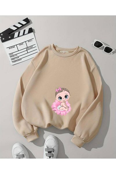 BENROMA Printed Pregnant Sweatshirt