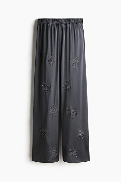 H&M İşlemeli Pantolon