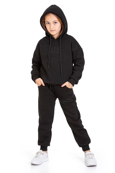 My Kids Wear Set de trening cu buzunar și glugă cu trei fire
