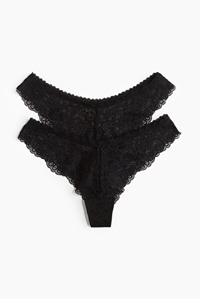 H&M 2’li Dantel Brazilian Külot