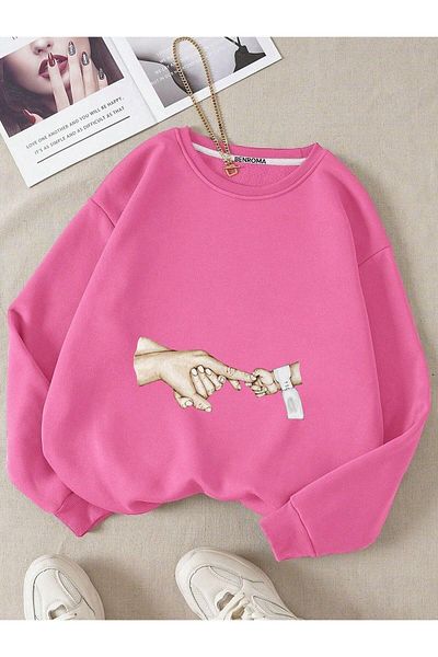 BENROMA Printed Pregnant Sweatshirt