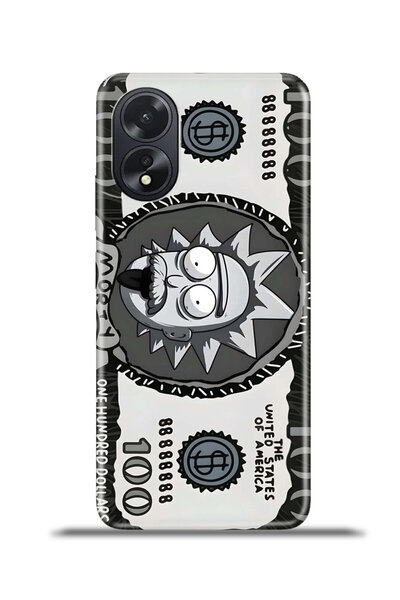 TECNO Oppo A38 Uyumlu Kılıf Esnek Silikon Kamera Koruma 4k Desenli Kapak - Morty Dollar