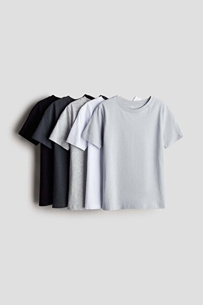H&M مجموعة من 5 قمصان