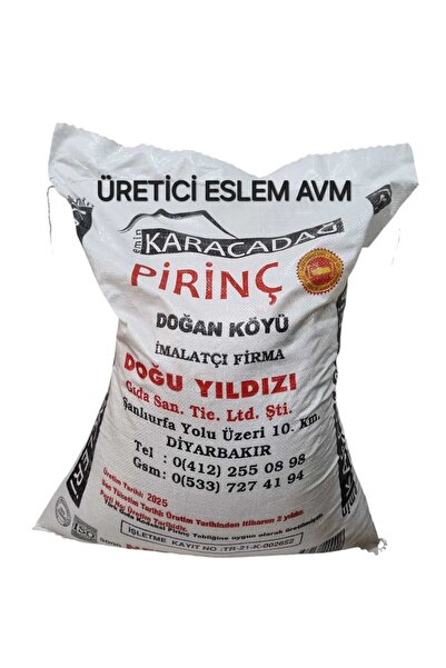 KARACADAĞ PİRİNCİ Karacadağ Pirinç Torba (25kg) YENİ ESLEM AVM