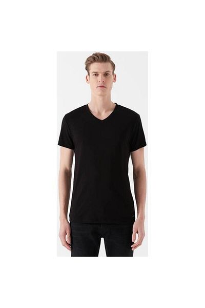 Mavi Stretch V-Neck T-Shirt