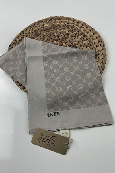 Aker وشاح مونوغرام ناعم 1090500-982 مونوغرام مينك