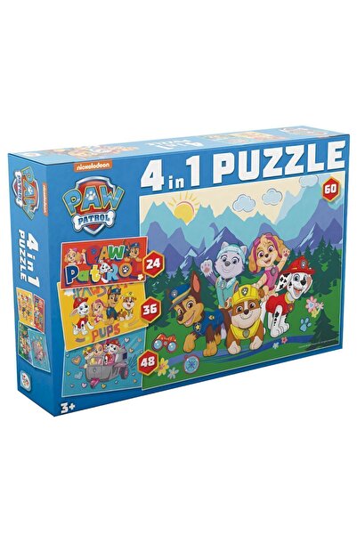 LAÇO KİDS Paw PAtrol 4IN1 Puzzle FABBATOYS