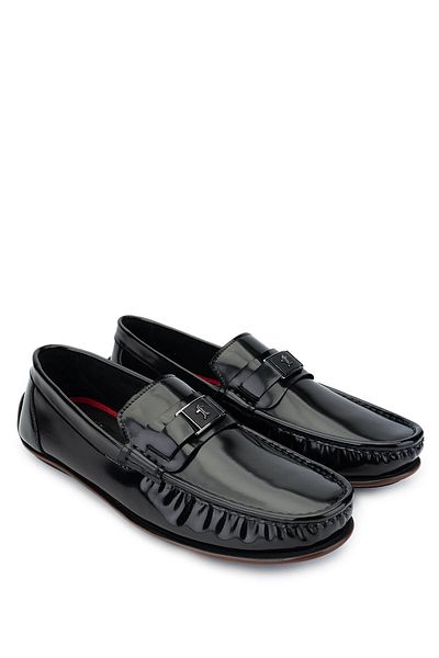 Tamer Tanca Genuine Leather Men's Black Loafer - Opening Shoes