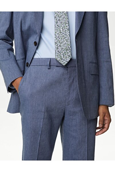 Marks & Spencer Tailored Fit Klasik Keten Pantolon