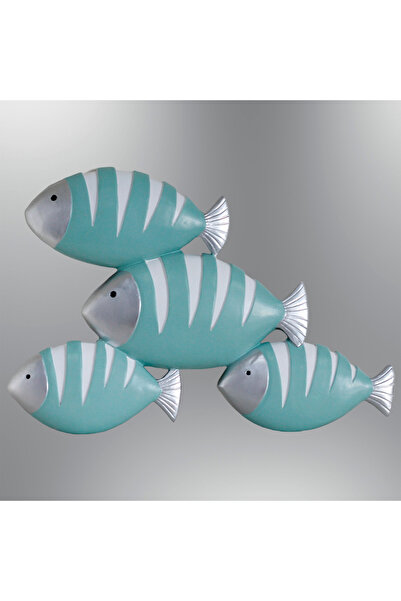 Özcan Aydınlatma 1356-2S-07 Duvar Aksesuar Seti 4 Parça Tamamlayıcı Balıklar ...