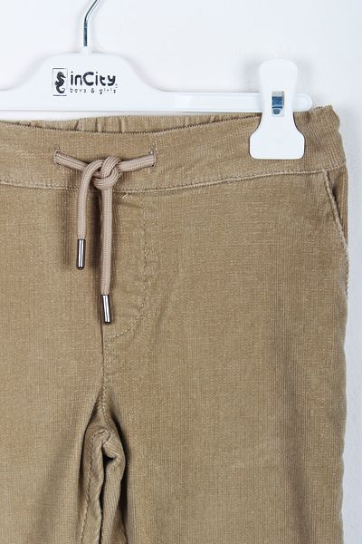 incity Boy's Velvet Trousers with Tie Waist Detail