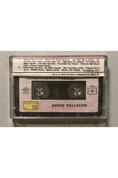 Plakevi İzmir Müzeyyen Senar Cassette (Original Period Paper Printing Cassette)
