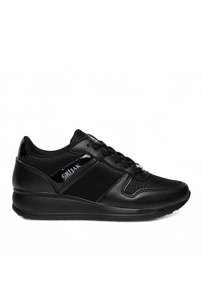 Evojean Pantofi sport negri, confortabili, ortopedici, pentru femei, pantofi casual