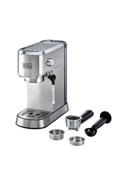 Black&Decker 1450W Professional Espresso Coffee Machine 1Liter ECM150-B5