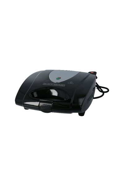 Black&Decker 1400W 4 Slot and Grill Plate Sandwich Maker
