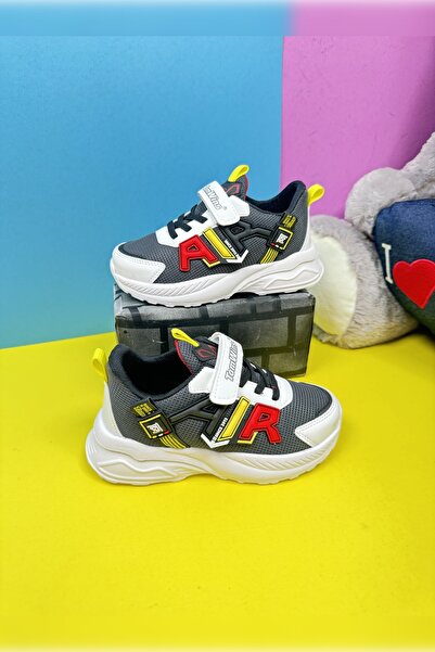 Nstil Унісекс дитячі кросівки - димчасто-червоні, з гумовими шнурками, липучк...