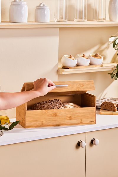 Karaca Nord Bamboo Bread Box 38 cm