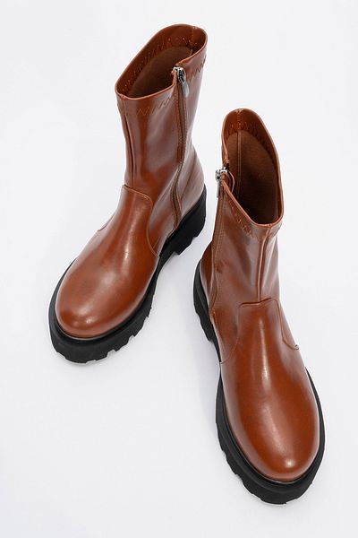 LuviShoes RUSH Tan Damenstiefel
