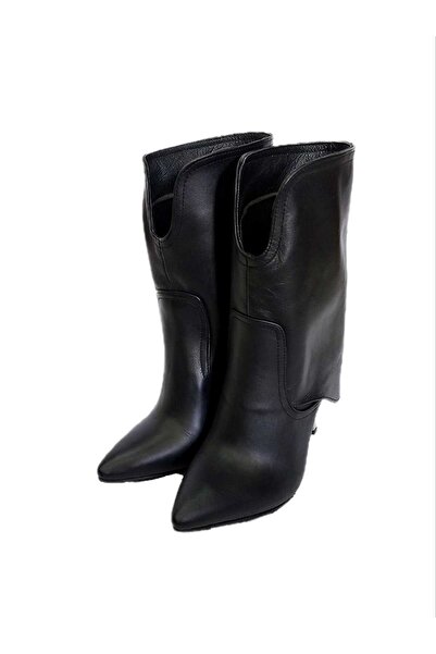 MaisonStanbul İğne Topuk Deri Bootie