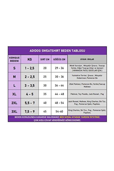 Kemique Black Adidog Kapşonlu Sweatshirt Köpek Kazağı