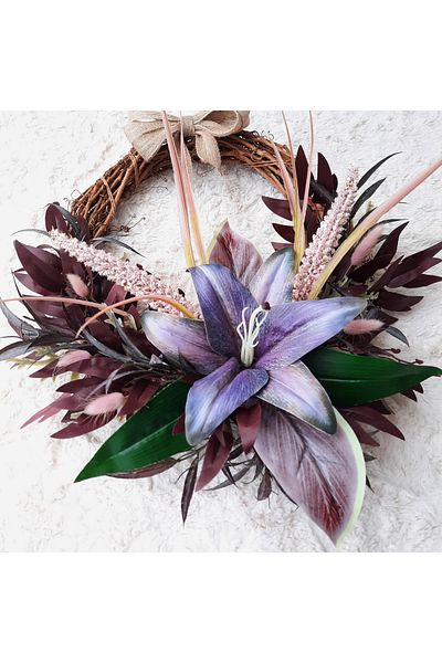 Lotus Hediye Wet Lily Door Ornament Wreath
