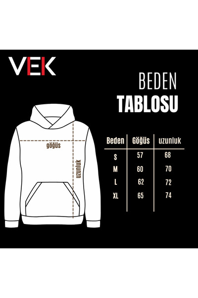 Uniquetex VEK Unisex Oversize Φούτερ - Hoodie ASTRO