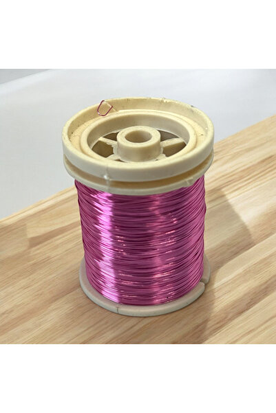 gürbüz filografi سلك تصوير باللون الوردي الفاتح 0.30 مم (30 جم - 50 مترًا).