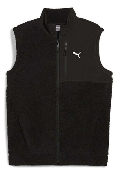 Puma 681999 -01 سترة رجالية سوداء اللون من Open Road - معطف وسترة كاجوال بتصميم شتوي