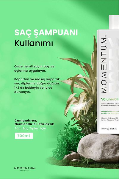Momentum 700 ml Volume Glide Shampoo