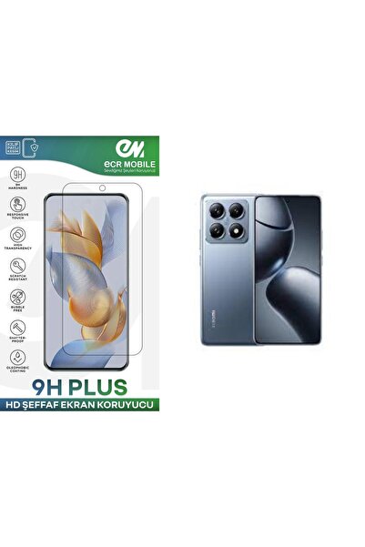 Ecr Mobile Xiaomi 14T Pro Ekran Koruyucu Esnek Nano Cam Tam Uyumlu Şeffaf