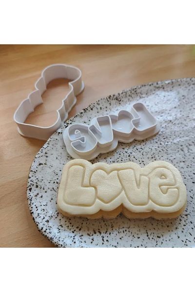 Arsdcraft Love 2 Pieces of Cookie Mold