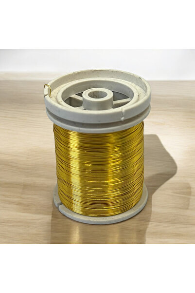 gürbüz filografi 0.30 مم (30 جم - 50 متر) سلك تصوير ذهبي فاتح