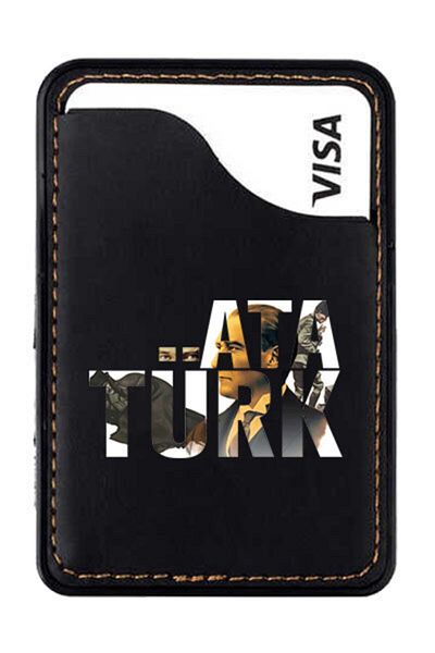 cupcase حامل بطاقات جلدي بشريط 3M لـ 5i 6i 7 8 Pro C2 C11 C15 C21 Y C25 Xt - Ataturk Collage