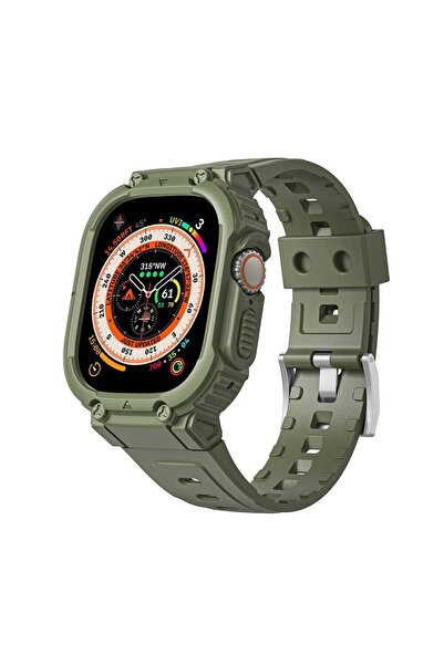 WIWU Watch Ultra 49mm Uyumlu Wi-wb014 Armor Serisi 2in1 Sert Pc Kasa Koruyucu...