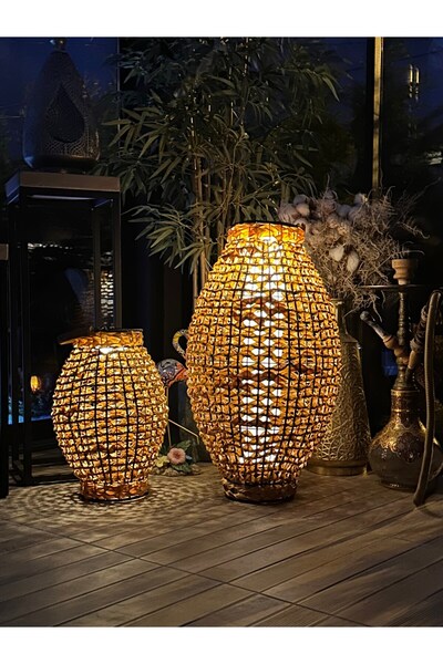 Özcan Aydınlatma 4457-S08 Dış Mekan Solar Masa Lambası D29 X H43Cm