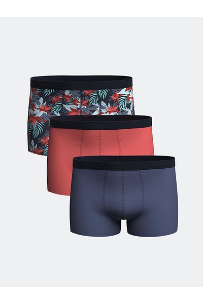 LC Waikiki Set de 3 boxeri flexibili pentru bărbați din bumbac de formă standard