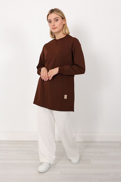 Linvey Daily Crew Neck Two Thread Comfortable Fit Tunic
