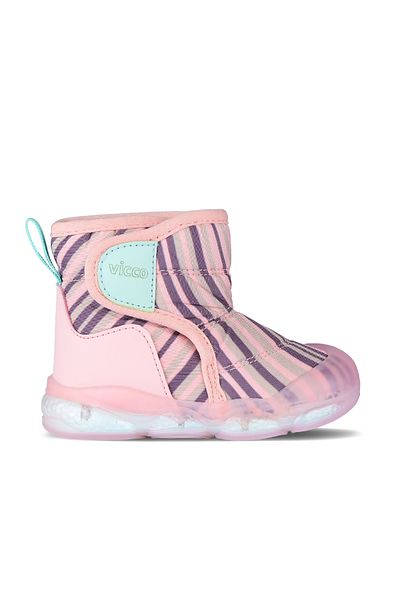 Vicco Size 19-25 Lightweight Children's Snow Boots with Lighted Fur Inside