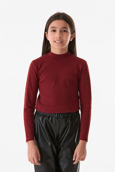 Fulla Moda Body de fetiță cu guler vertical de bază