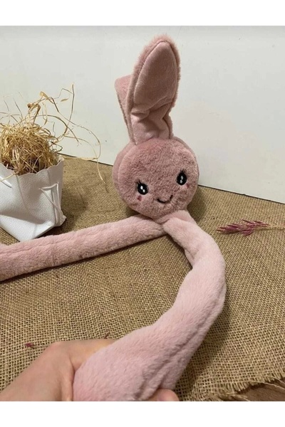 zyc Căști de pluș cu urechi de iepure în mișcare pentru femei