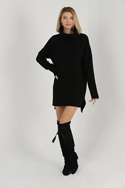 GND Şal Yaka Triko Elbise