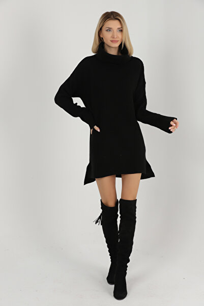 GND Şal Yaka Triko Elbise