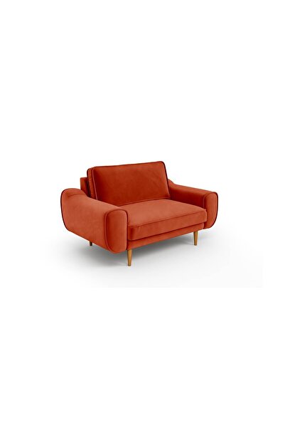 Normod Klem Loveseat Ahşap Ayak - Kadife