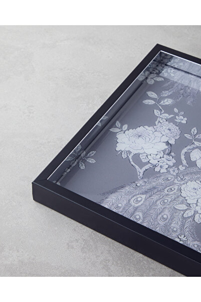 English Home Pure Flowers Dekoratif Tepsi 30x42 cm Krem