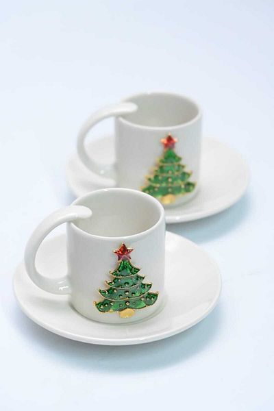 iQeyHome Cup Set with Pine Wood Detail