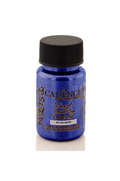 Cadence Dora Metalik Boya 50ml 195 Ada Mavısı