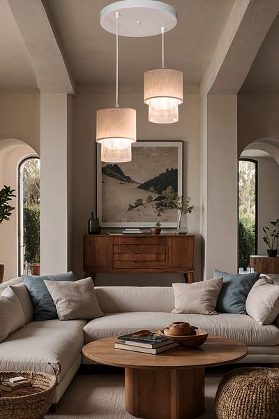 AG LightDesign White Pendant Lamp Chandelier Living Room Bedroom Kitchen Modern Stylish Lamp