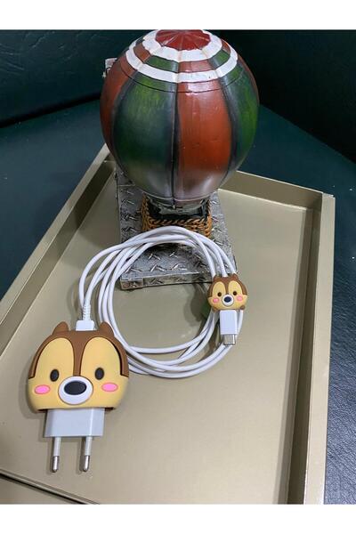 Tasarım Iphone 18w/20w Uyumlu Şarj Kablosu Ucu Ve Şarj Başlığı Kılıfı