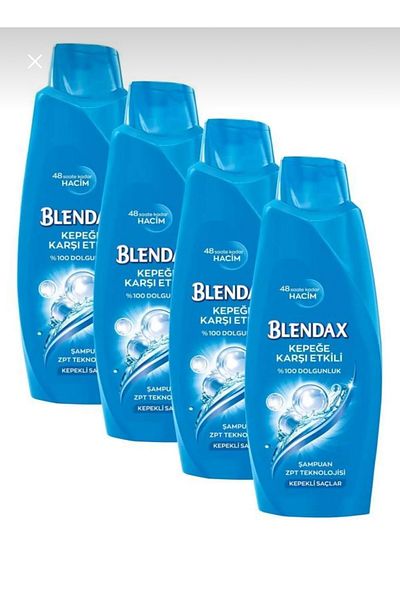 Blendax Effective Against Bran (Zpt Technology) 360 ml X 4 Pcs Set.